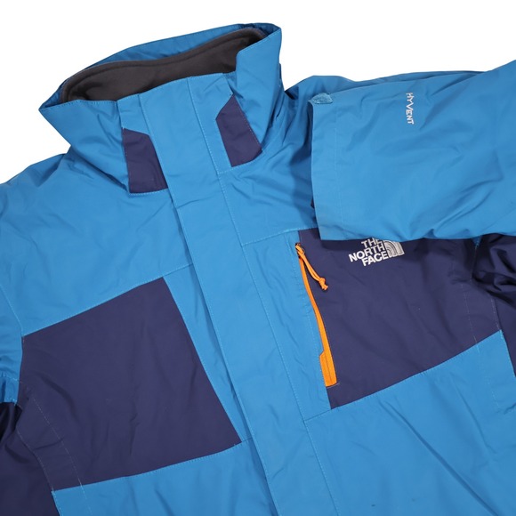 The North Face Other - THE NORTH FACE Mens L Blue Orange HyVent Triclimate 3-in-1 Outdoor Winter Jacket